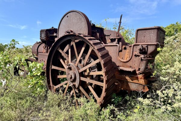 Burrell Steam Engine at Yankee Town, West Caicos, Turks and Caicos