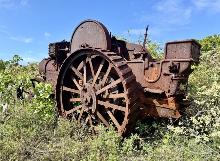 Burrell Steam Engine at Yankee Town, West Caicos, Turks and Caicos